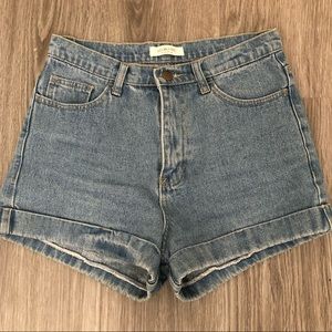 3.3 Field Trip (Korean) high waist denim shorts